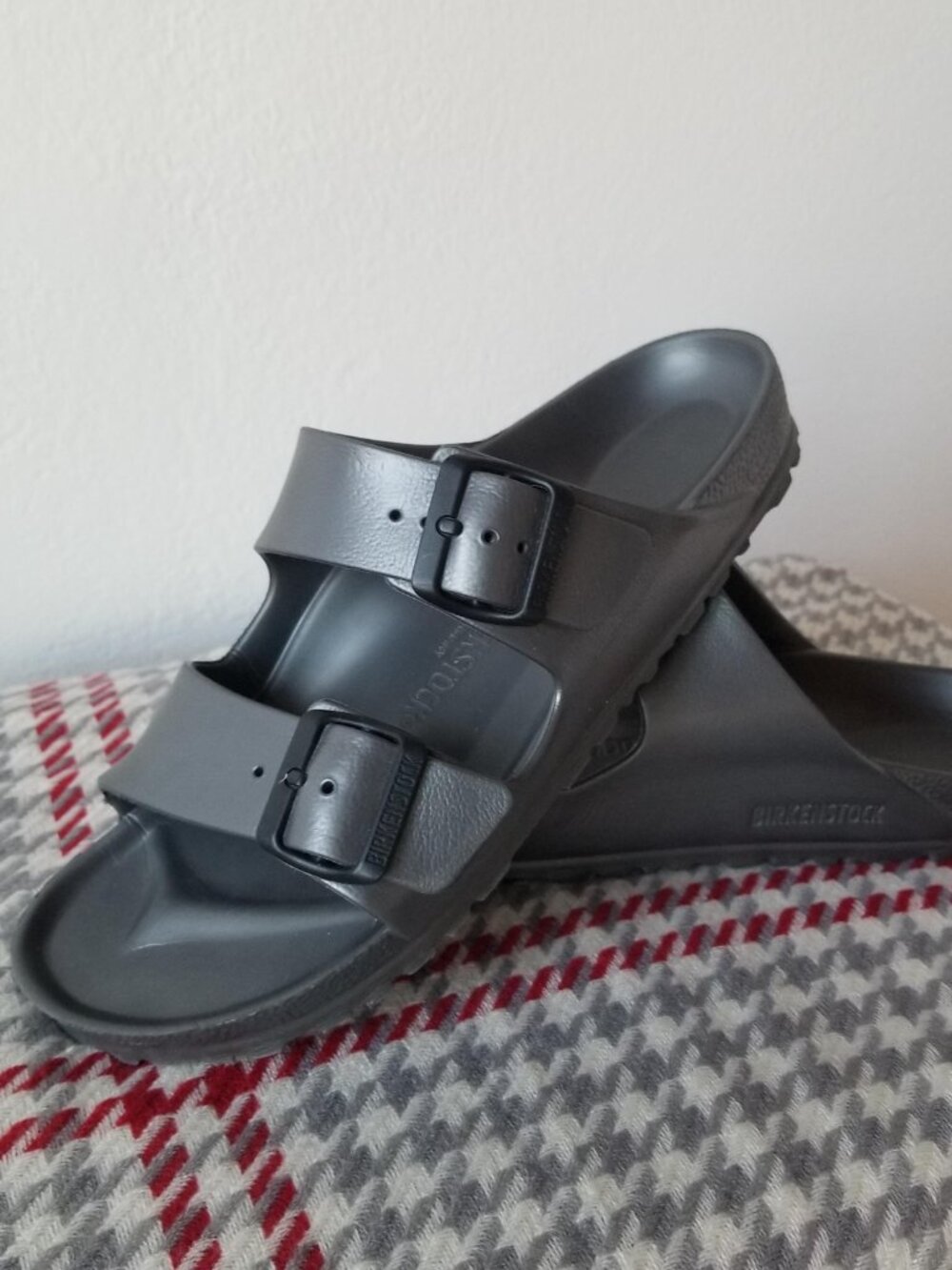 Birkenstock Arizona EVA Waterproof Slide in Anthracite Size 39 - Picture 2 of 12